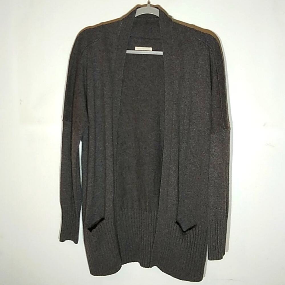 Azure Skies Women's Size Medium  oversized gray knit cardigan. Office, Warm